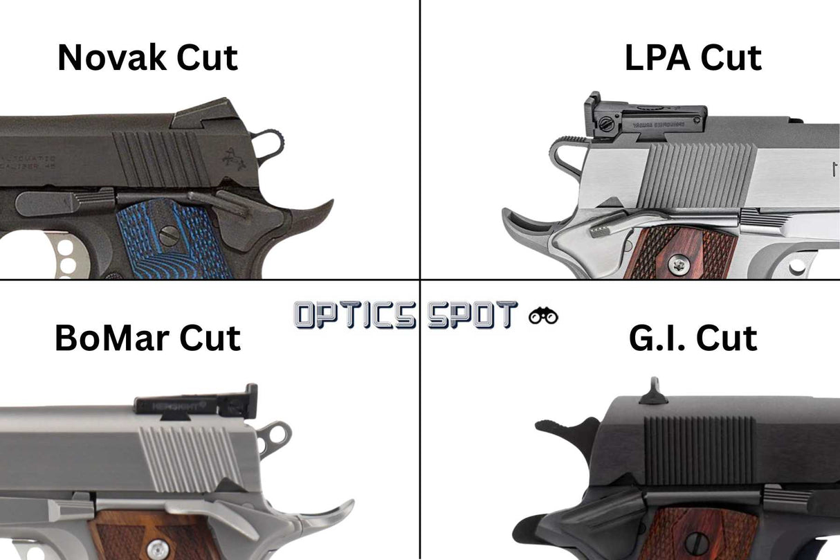 1911 [Novak Cut] red dot mount | type A [RMSc DPP Docter footprint] - Ubitzu