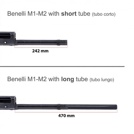 Benelli M1 - M2 handguard - tube lenght