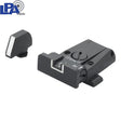 Mire regolabili per Glock [G17 G19 G26 & other] | linee bianche - Ubitzu