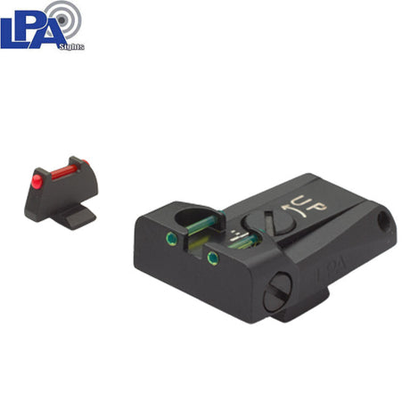 Beretta [92A1 92X 92XI 98A1 M9A3 & other] adjustable sights | fiber optic - Ubitzu