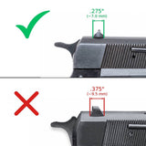 Browning Hi-Power Vigilante verstellbare Visierung | blank - Ubitzu