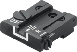 Glock [G17 G19 G26 & other] adjustable rear sight | white lines - Ubitzu