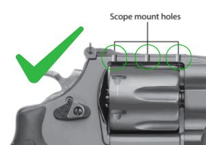 Smith & Wesson Revolver [686 629 19 66 586 & other] verstellbare Visierung [spring-front sight] | Fiberoptik - Ubitzu