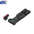 Smith & Wesson revolver [686 629 19 66 586 & other] mire regolabili predisposte per red dot [spring-front sight] | fibra ottica