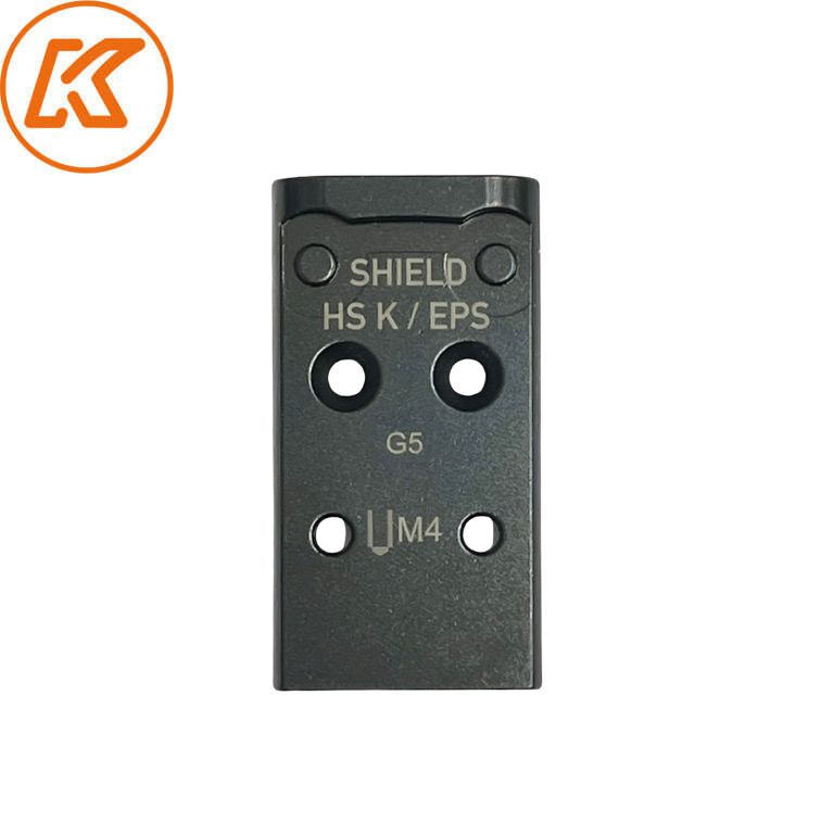Piastra adattatrice red dot in acciaio per Glock MOS | Shield RMSc & Holosun K-series impronta - Ubitzu
