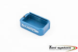 Tanfoglio Alu Magazinbodenplatte für Large Frame | +2 Schuss - Blau - Ubitzu