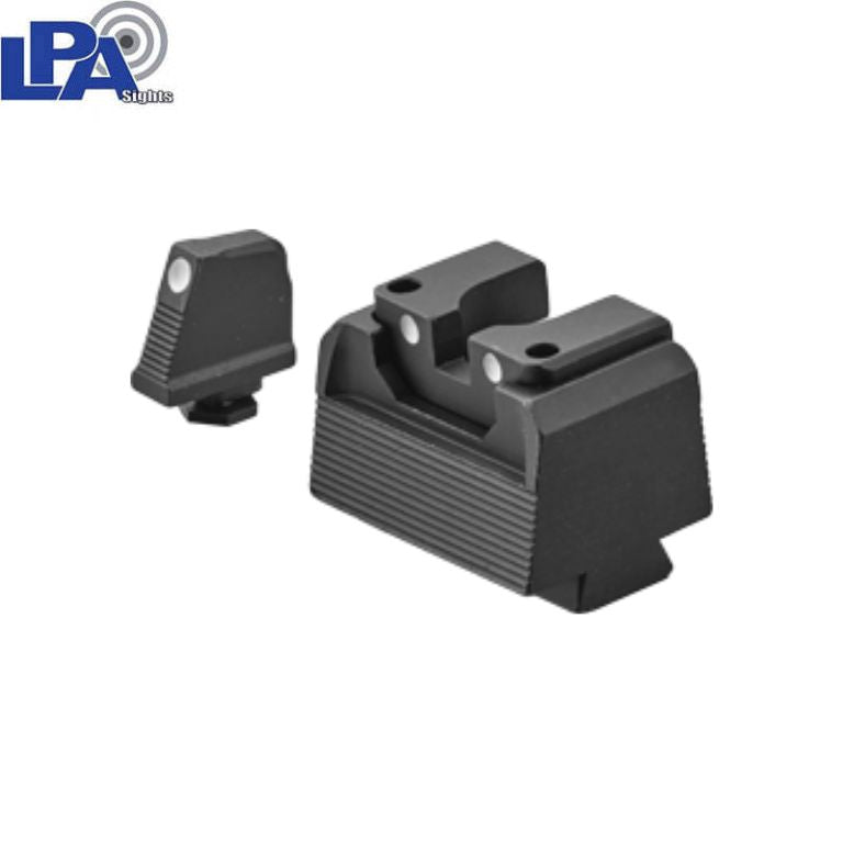 Walther PDP semi-adjustable co-witness sights | white dots - Ubitzu